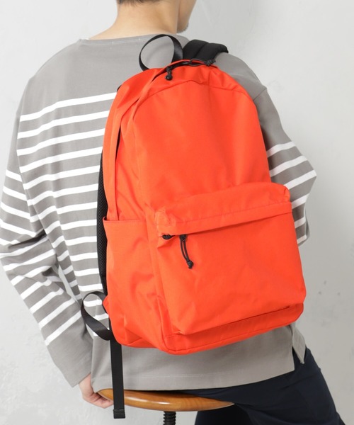 FOUND GOOD（ファウンドグッド）の「軽量撥水リュックM（バックパック/リュック・メンズ・ブラック/ホワイト系5/グリーン系5/オレンジ系5/パープル系5/ベージュ/グリーン/ブルー系/グリーン系1/グレー系/レッド系/ブラウン・M）」の22枚目の写真