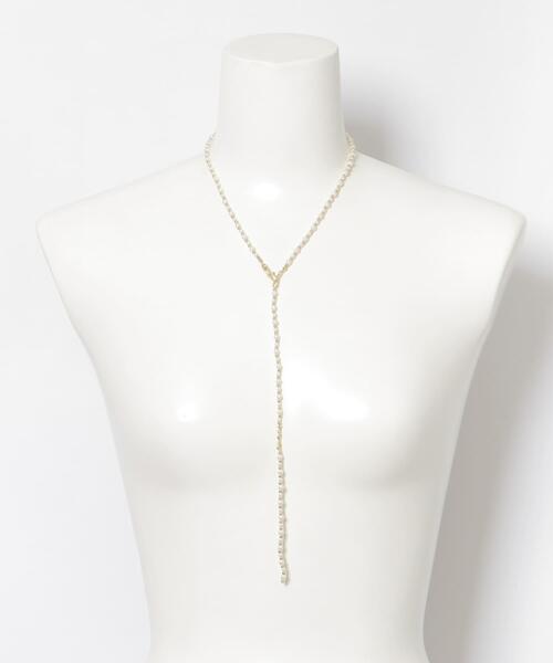 URBAN RESEARCH ROSSO WOMEN（アーバンリサーチ　ロッソ）の「3WAYパールネックレス（その他ヘアアクセサリー・レディース・ホワイト・FREE）」の7枚目の写真