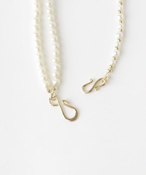 URBAN RESEARCH ROSSO WOMEN（アーバンリサーチ　ロッソ）の「3WAYパールネックレス（その他ヘアアクセサリー・レディース・ホワイト・FREE）」の9枚目の写真