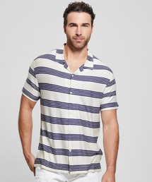 Guess | ZUMA Stripe Shirt 半袖 シャツ(シャツ/ブラウス)