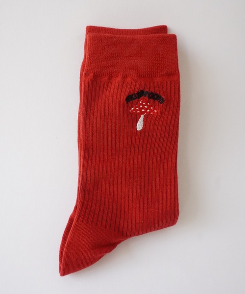セール】刺繍 ロゴ ワンポイント ソックス / 靴下 / カラーソックス_