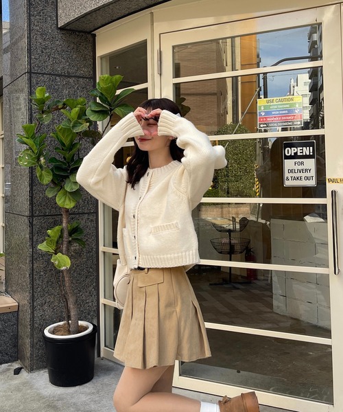 RiLi(リリ)の「脚長プリーツスカパン【RL】(スカート・レディース・ベージュ/チャコールグレー・S/M)」の12枚目の写真