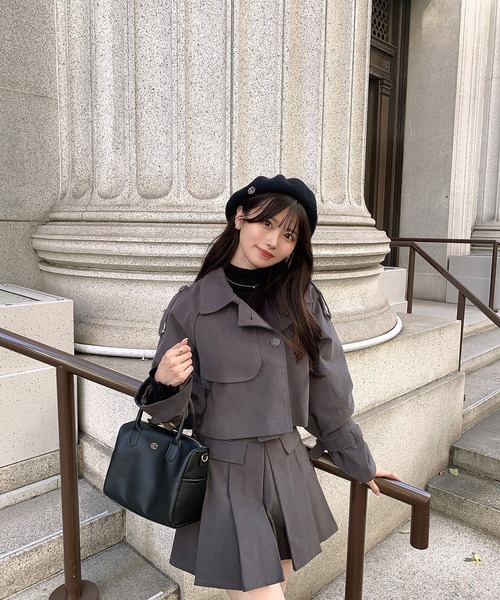 RiLi(リリ)の「脚長プリーツスカパン【RL】(スカート・レディース・ベージュ/チャコールグレー・S/M)」の19枚目の写真