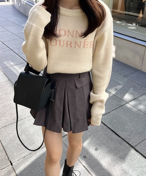 RiLi(リリ)の「脚長プリーツスカパン【RL】(スカート・レディース・ベージュ/チャコールグレー・S/M)」の22枚目の写真