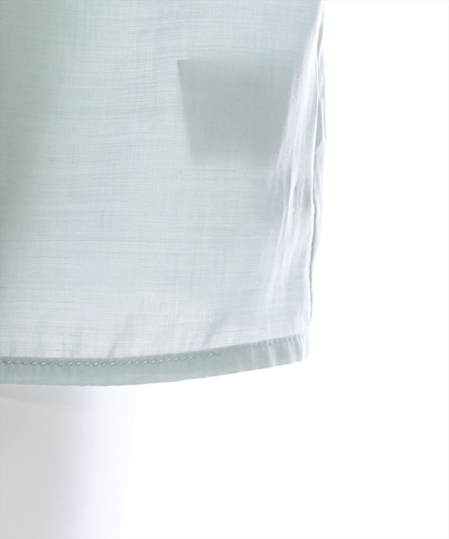 clear(クリア)の「ピンタックフリル半袖ブラウス≪2024SS≫(シャツ/ブラウス・レディース・ピンク/ミント/オフホワイト・F)」の12枚目の写真