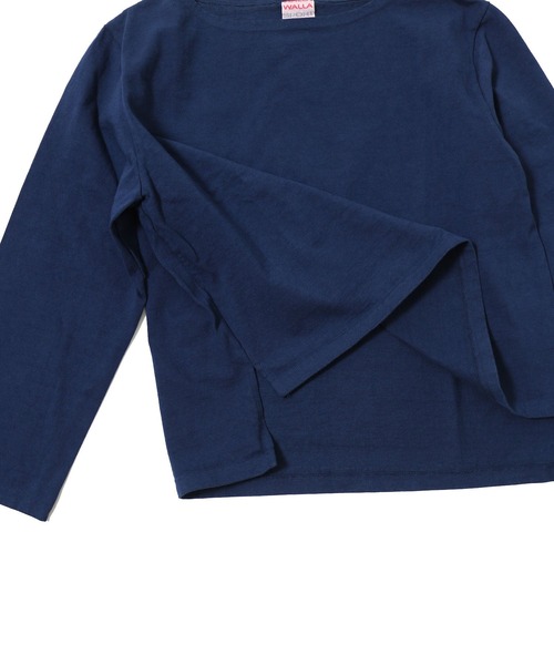 tシャツ 9oz 3/4 WIDE BOAT NECK TEE レディース メンズ 9oz 3/4 WIDE BOAT NECK TEE（Tシャツ/カットソー）｜WALLA