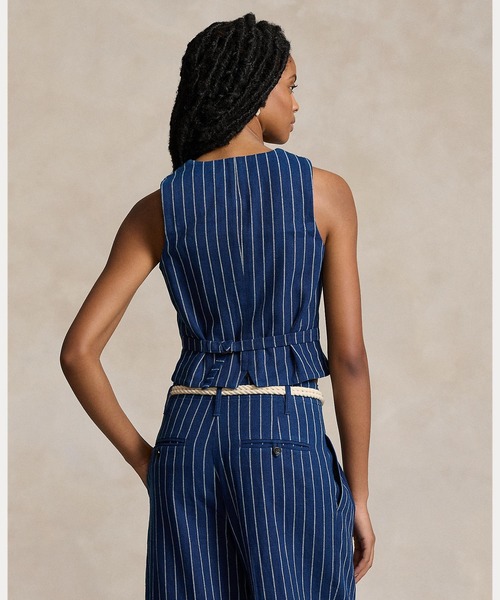 Polo by Ralph Lauren リネンコットン ベスト ラルフローレン Polo by Ralph Lauren リネンコットン ベスト ラルフローレン