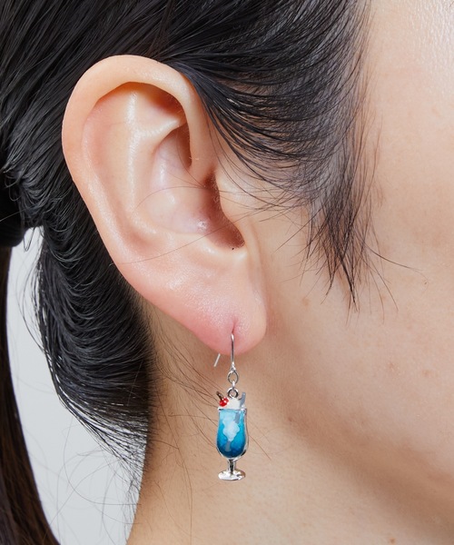 gargle ガーグル：ミニチュアシリーズ クリームソーダ3 ピアス