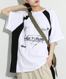 FOLLOWIN | [UNISEX]スポーティー ベーシックオーバーフィット Y2K半袖Tシャツ(Tシャツ/カットソー)