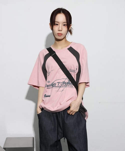 セール】[UNISEX]スポーティー ベーシックオーバーフィット Y2K