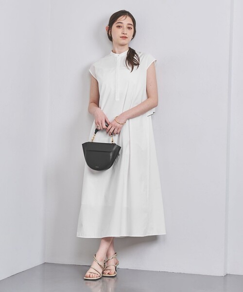 【完売品】ユナイテッドアローズ ❤︎ バックフレア フレンチスリーブ ワンピース UNITED ARROWS（ユナイテッドアローズ）の「バックフレア