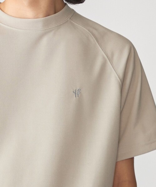 SHIPS(シップス)の「【WEB限定】SHIPS:〈接触冷感・吸水速乾等〉STORATECH(TM) ワンポイントロゴ 鹿の子 Tシャツ(Tシャツ/カットソー・メンズ・ベージュ/ブラック/ホワイト/ネイビー・SMALL/X-LARGE/LARGE/MEDIUM)」の22枚目の写真