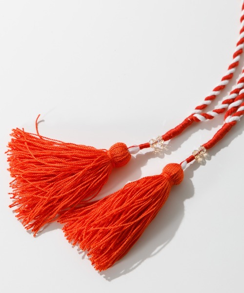 AMERICAN RAG CIE（アメリカンラグシー）の「LEIN 総柄プリント巾着バッグ（ショルダーバッグ・レディース・オレンジ/グリーン・FREE）」の12枚目の写真