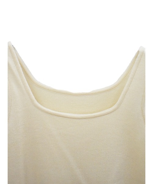 セール】スクエアネックニットタンクトップ／square neck knit