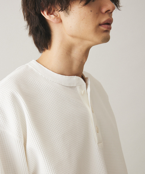 417 EDIFICE（フォーワンセブンエディフィス）の「”PERFECTECH” サーマルクルーネック（Tシャツ/カットソー・メンズ・ホワイト/ブラック・MEDIUM/LARGE）」の11枚目の写真