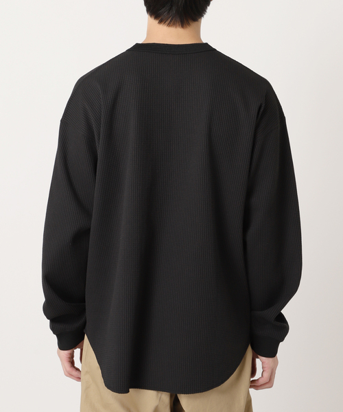 417 EDIFICE（フォーワンセブンエディフィス）の「”PERFECTECH” サーマルクルーネック（Tシャツ/カットソー・メンズ・ホワイト/ブラック・MEDIUM/LARGE）」の15枚目の写真