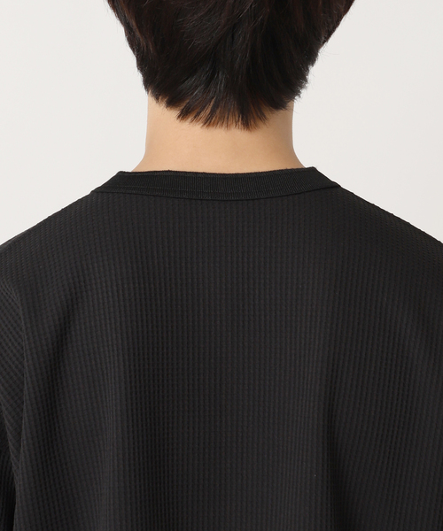 417 EDIFICE（フォーワンセブンエディフィス）の「”PERFECTECH” サーマルクルーネック（Tシャツ/カットソー・メンズ・ホワイト/ブラック・MEDIUM/LARGE）」の16枚目の写真