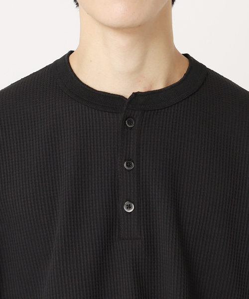 417 EDIFICE（フォーワンセブンエディフィス）の「”PERFECTECH” サーマルクルーネック（Tシャツ/カットソー・メンズ・ホワイト/ブラック・MEDIUM/LARGE）」の17枚目の写真