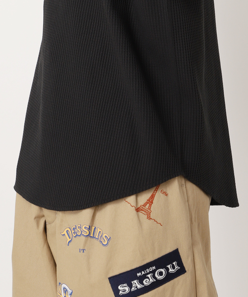 417 EDIFICE（フォーワンセブンエディフィス）の「”PERFECTECH” サーマルクルーネック（Tシャツ/カットソー・メンズ・ホワイト/ブラック・MEDIUM/LARGE）」の20枚目の写真