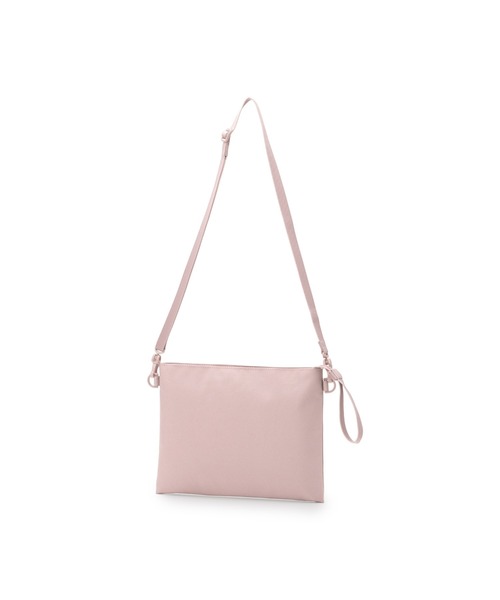 無印良品（ムジルシリョウヒン）の「ポーチとしても使える　撥水サコッシュ（ショルダーバッグ・メンズ・スモークピンク/ライトベージュ/ブラック/マスタード/バーガンディー/チャコールグレー・FREE）」の5枚目の写真