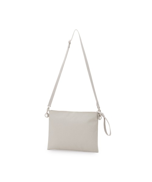 無印良品（ムジルシリョウヒン）の「ポーチとしても使える　撥水サコッシュ（ショルダーバッグ・メンズ・スモークピンク/ライトベージュ/ブラック/マスタード/バーガンディー/チャコールグレー・FREE）」の3枚目の写真