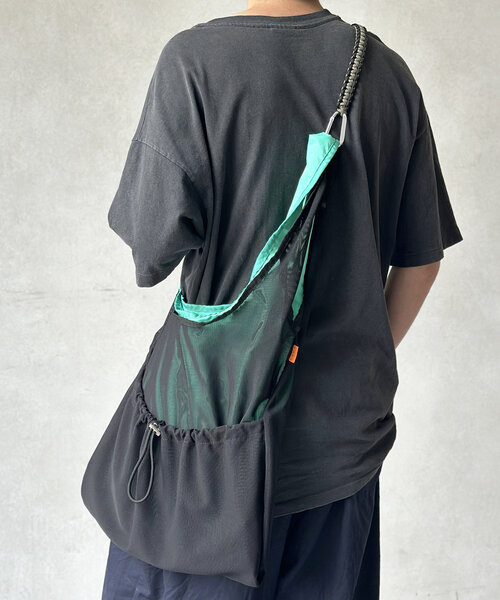 CPCM（シーピーシーエム）の「パラコード3WAYメッシュショルダー（ショルダーバッグ・メンズ・ブルー/ブラック/アイボリー/グリーン系その他2・FREE）」の3枚目の写真