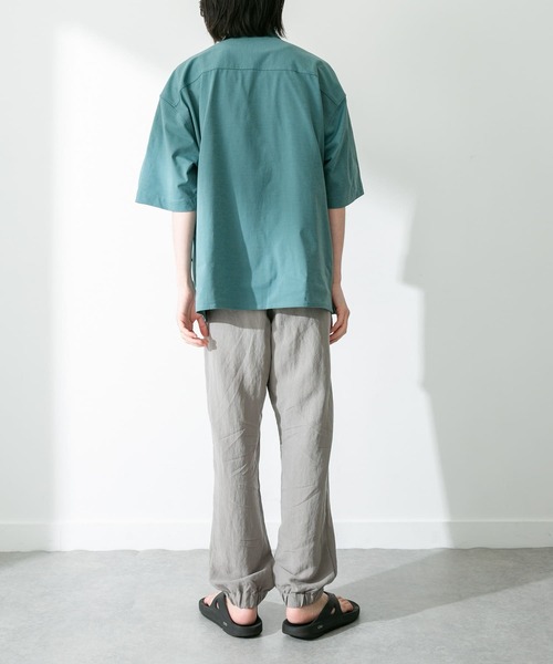 URBAN RESEARCH Sonny Label(アーバンリサーチサニーレーベル)の「『接触冷感』『吸水速乾』カットソーシャツ(シャツ/ブラウス・メンズ・チャコールグレー/ホワイト/グリーン系その他/ネイビー・MEDIUM/LARGE)」の19枚目の写真