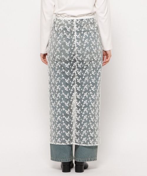 LOWRYS FARM（ローリーズファーム）の「レースレイヤードスカート　　137693（スカート・レディース・アイボリー/ブラック・FREE）」の17枚目の写真