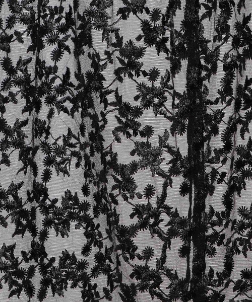 LOWRYS FARM（ローリーズファーム）の「レースレイヤードスカート　　137693（スカート・レディース・アイボリー/ブラック・FREE）」の22枚目の写真