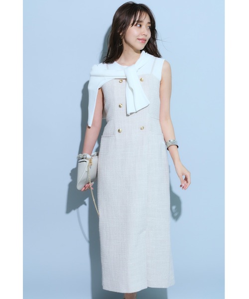 JUSGLITTY（ジャスグリッティー）の「テーラリングキャミワンピース