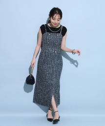 ジャスグリッティー　新品　テーラリングミニワンピース JUSGLITTY（ジャスグリッティー）の「テーラリングミニ