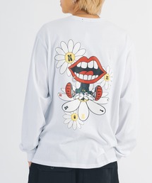 RE730 なみおくんロングスリーブTシャツ　フラワー