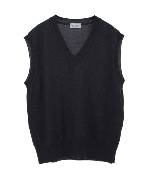 【JOHN SMEDLEY / ジョンスメドレー】VネックスリップオーバーIRIE