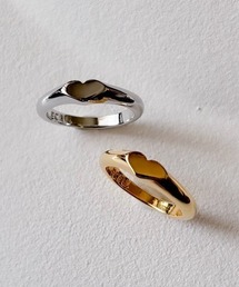 tone（トーン）の「【ECRu.】プチ ハート ピンキーリング（リング）」