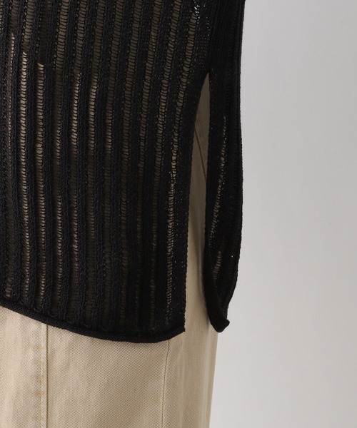LEPSIM（レプシィム）の「7ゲージテープヤーンプルオーバー　129819（ニット/セーター・レディース・ベージュ/ブルー/ブラック・FREE）」の8枚目の写真
