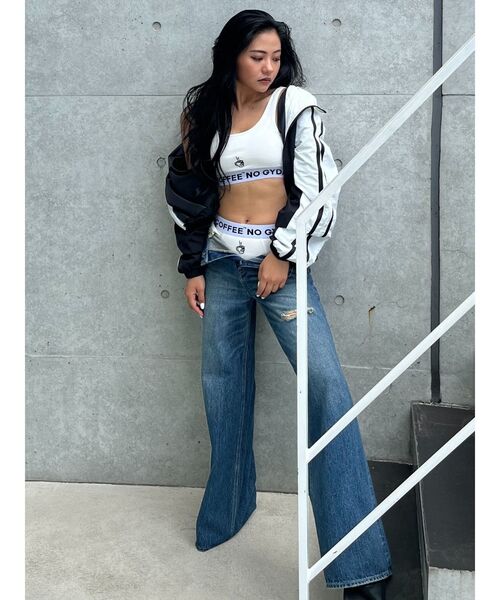 GYDA（ジェイダ）の「NO COFFEE NO GYDA UNDERWEAR（ショーツ・レディース・ブラック/オフホワイト・SMALL）」の6枚目の写真