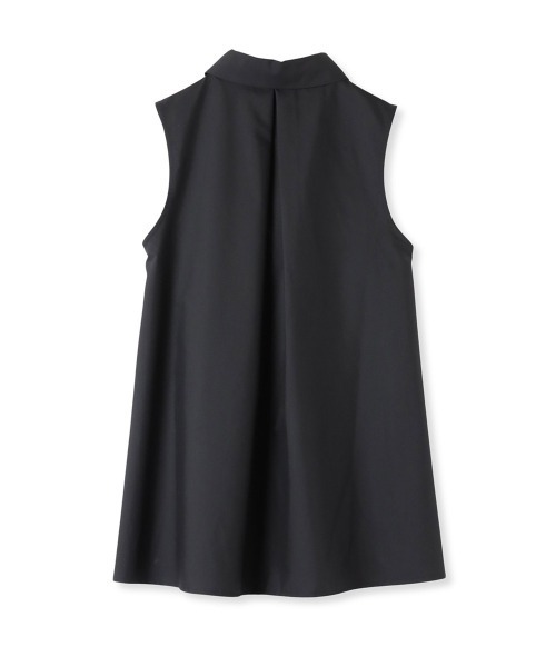 QUEENS COURT（クイーンズコート）の「フラワーモチーフノースリーブチュニック≪洗濯機で洗える≫（チュニック・レディース・ホワイト/ブラック/ブラック系その他・M）」の10枚目の写真