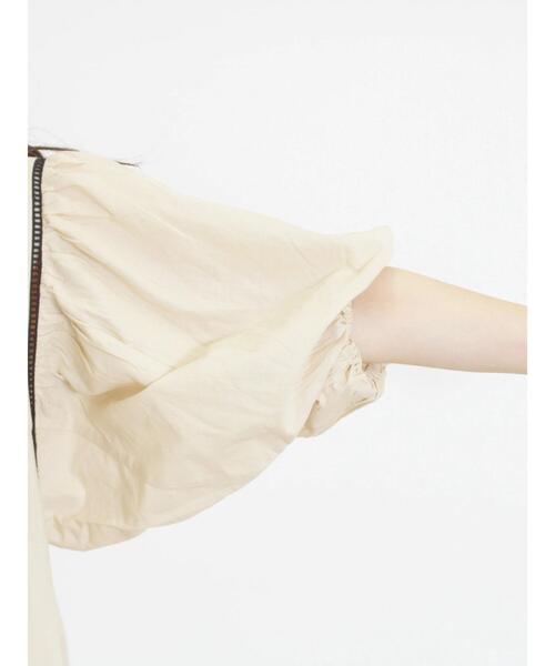 Samansa Mos2（サマンサ モスモス）の「刺繍スキッパーワンピース（ワンピース・レディース・ブルー/オフホワイト/キナリ/ブラック・F）」の6枚目の写真