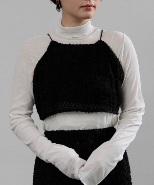 AMERICAN RAG CIE（アメリカンラグシー）の「【ARC】オパールアメスリビスチェ（キャミソール・レディース・ブラウン/ブラック・FREE）」の2枚目の写真