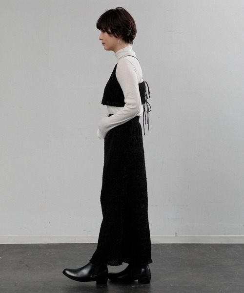 AMERICAN RAG CIE（アメリカンラグシー）の「【ARC】オパールアメスリビスチェ（キャミソール・レディース・ブラウン/ブラック・FREE）」の13枚目の写真