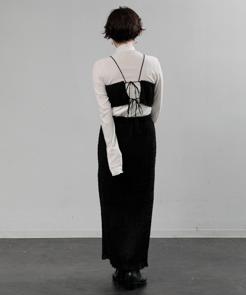 AMERICAN RAG CIE（アメリカンラグシー）の「【ARC】オパールアメスリビスチェ（キャミソール・レディース・ブラウン/ブラック・FREE）」の14枚目の写真