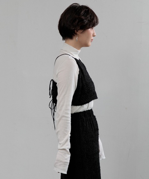 AMERICAN RAG CIE（アメリカンラグシー）の「【ARC】オパールアメスリビスチェ（キャミソール・レディース・ブラウン/ブラック・FREE）」の16枚目の写真