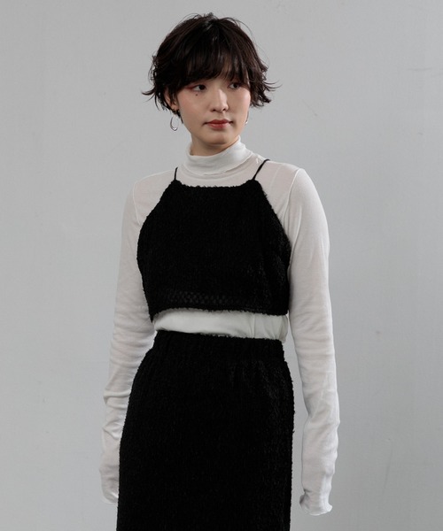 AMERICAN RAG CIE（アメリカンラグシー）の「【ARC】オパールアメスリビスチェ（キャミソール・レディース・ブラウン/ブラック・FREE）」の15枚目の写真