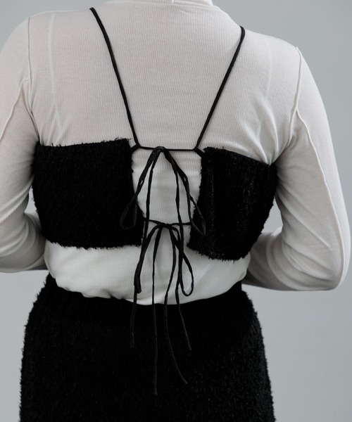 AMERICAN RAG CIE（アメリカンラグシー）の「【ARC】オパールアメスリビスチェ（キャミソール・レディース・ブラウン/ブラック・FREE）」の18枚目の写真