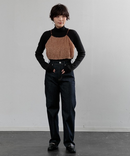 AMERICAN RAG CIE（アメリカンラグシー）の「【ARC】オパールアメスリビスチェ（キャミソール・レディース・ブラウン/ブラック・FREE）」の19枚目の写真