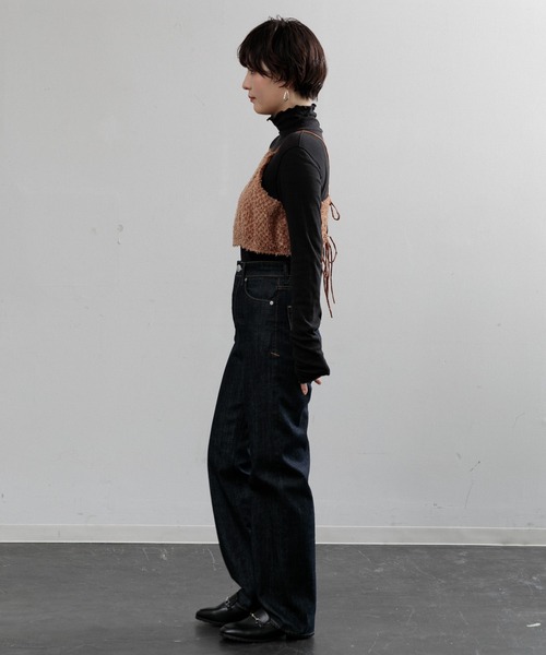 AMERICAN RAG CIE（アメリカンラグシー）の「【ARC】オパールアメスリビスチェ（キャミソール・レディース・ブラウン/ブラック・FREE）」の4枚目の写真