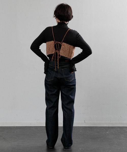 AMERICAN RAG CIE（アメリカンラグシー）の「【ARC】オパールアメスリビスチェ（キャミソール・レディース・ブラウン/ブラック・FREE）」の5枚目の写真