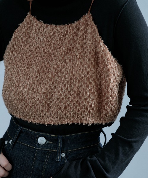 AMERICAN RAG CIE（アメリカンラグシー）の「【ARC】オパールアメスリビスチェ（キャミソール・レディース・ブラウン/ブラック・FREE）」の9枚目の写真