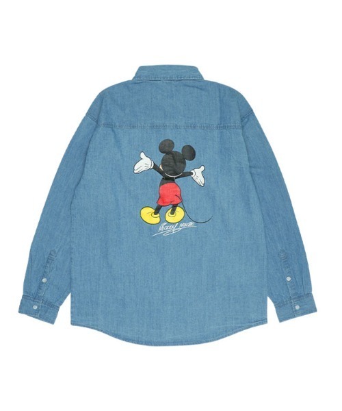 Disney(ディズニー)の「親子お揃い ディズニー 長袖 シャツ 9694A(シャツ/ブラウス・レディース・ライトインディゴブルー/レッド・M/S/XL/L)」の11枚目の写真