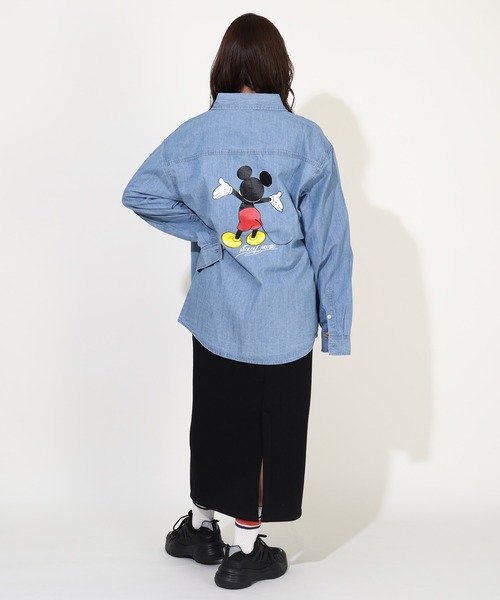 親子お揃い ディズニー 長袖 シャツ 9694A（シャツ/ブラウス